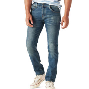Pantalones Vaqueros para Hombre, Corte Slim Fit, Rectos, Cintura Flexible, Casuales, Duraderos, para Uso Diario, Servicio OEM - Product Image 1