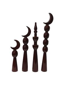 การตกแต่งที่ทำจากไม้แบบอิสลามรูปดาวพระจันทร์ของตกแต่งโต๊ะรอมฎอนคารีมอุปกรณ์ตกแต่งเทศกาลมุสลิม - Product Image 6