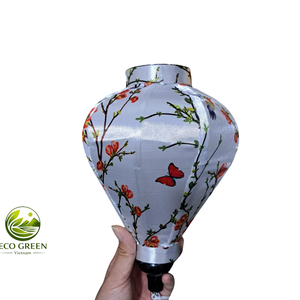 Luxury Hoi An Silk Lantern Handmade Bamboo Hanging Lamp for Coastal Resort Villa and Fine Dining Decoration - Product Image 3