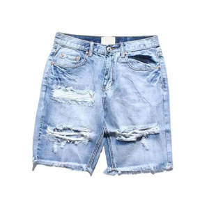 Men Regular Fit Distressed <b>Shorts</b> Vintage Washed Summer <b>Jeans</b> Men Distressed <b>Shorts</b> - Product Image 5
