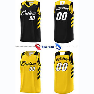 Último Diseño Personalizado de Uniformes de Baloncesto Sublimados y Reversibles con Bordado, Conjunto de Uniformes de Baloncesto para Hombre al Por Mayor - Product Image 2