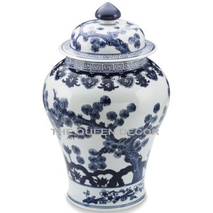 Vase décoratif en céramique noir et or de luxe léger, style général, pour temple - Product Image 6