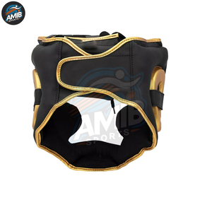 Protège-tête de boxe professionnel personnalisable de haute qualité en cuir de vachette, design respirant, fabriqué au Pakistan, options de couleur et de logo personnalisés - Product Image 3