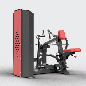 Máquina de remo sentado con carga de placas ajustable para gimnasio - Product Image 5