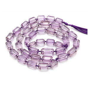 Perles en améthyste rose naturelle, taillées en escalon, polies, facettées, pour la fabrication de bijoux, l'artisanat et la création - Product Image 4