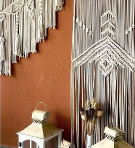 Décoration murale de luxe extra large, toile de fond de mariage bohème, tapisserie en macramé en coton faite à la main pour cérémonie, fête, décoration de la maison - Product Image 2
