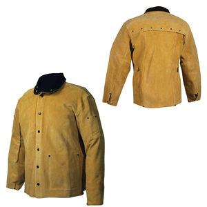 Veste de soudage en cuir de qualité supérieure pour une sécurité maximale, résistante aux flammes, pour la construction et l'atelier - Product Image 5