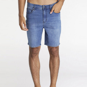 Pantalones cortos de mezclilla para hombre con logotipo personalizado, hechos de algodón, para adultos, fabricados en Pakistán. - Product Image 1