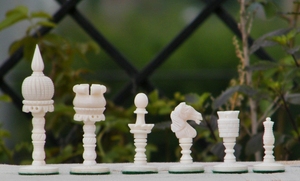 Bone <b>Chess</b> Set-Eco-Friendly Handmade Outdoor Party Game - Product Image 3