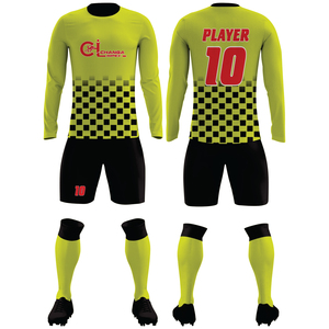 Tenue de football respirante 100 % polyester à transfert thermique haute performance pour équipes adultes et professionnelles - Product Image 3