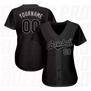 Premium <b>Baseball</b> Sports Shirts Stitched American <b>Baseball</b> Jersey All Teams Men Black Black-Gray Authentic <b>Baseball</b> Jersey - Product Image 2