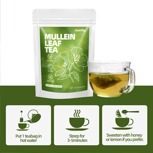 ชาใบมัลลีน OEM ODM พร้อมส่ง บรรจุในถุงชาสมุนไพรธรรมชาติ ช่วยบำรุงระบบทางเดินหายใจและสุขภาพลำคอ บรรจุ 20 ซอง - Product Image 2
