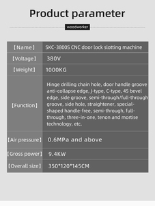 Tủ SK-3800S cửa Bảng điều khiển khe phay đặc biệt đa chức năng điều khiển số bảy trong một miễn phí tay khe bản lề khoan - Product Image 5