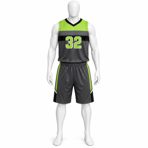 Ensembles d'uniformes de basket-ball personnalisés avec logo, nom et numéro d'équipe, réversibles, sans manches, imprimés, grandes tailles, antibactériens - Product Image 4