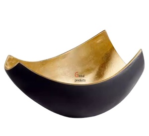 ชามผลไม้อาหารสำหรับตกแต่งบนโต๊ะอาหารดีไซน์เป็นเอกลักษณ์ทำจากโลหะ - Product Image 1