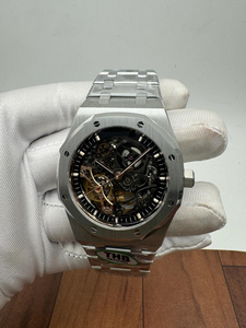 Reloj Automático de Lujo de Acero Inoxidable con Bisel de 42mm, Esfera Esqueletizada, Movimiento ETA de Alta Calidad Integrado - Product Image 3