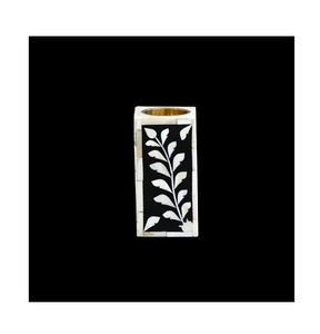 Porte-bougie de luxe en os incrusté, fait main, traditionnel, vintage, écologique, à prix abordable - Product Image 2