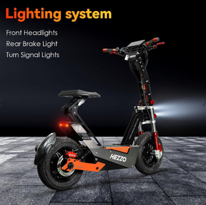 สกู๊ตเตอร์ไฟฟ้าคุณภาพดีที่สุด 100% มอเตอร์ 72V 8000W ยางตันขนาด 16 นิ้ว - Product Image 4