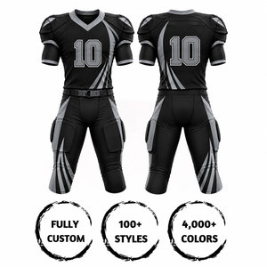 Maillot de football personnalisé pour hommes, impression par sublimation, uniforme respirant en polyester, col en V, manches courtes - Product Image 1