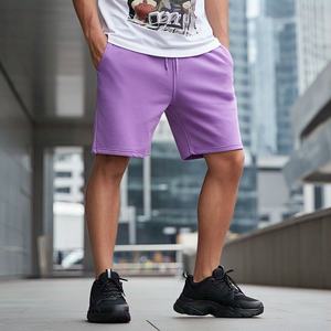 กางเกงขาสั้นผ้าฝ้ายสำหรับผู้ชายกางเกงขาสั้นเทอร์รี่ผ้าฝ้าย100% สำหรับฝึกซ้อม - Product Image 2