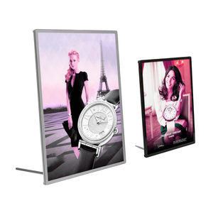 Ultra Slim Aluminum <b>LED</b> Lightbox Custom Size 9mm 5000 Lumens Full Color Eco-Friendly Portable for Restaurant and Cafe Indoor Use - Product Image 5