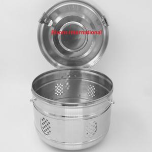 BISONS Vente en gros Boîte de rangement manuelle pour instruments chirurgicaux 30 cm en acier inoxydable, plateau de stérilisation certifié CE - Product Image 2