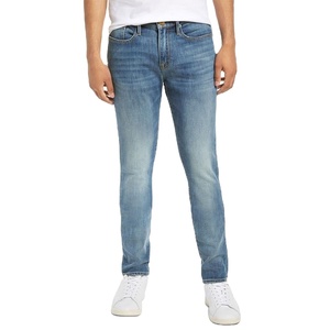 Nouveau style de jeans en denim pour hommes, design décontracté, logo personnalisé, prix abordable, vente en gros, OEM, orienté vers l'exportation - Product Image 4