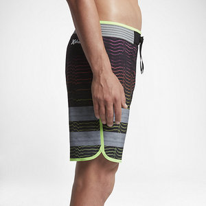 Trendy <b>Men's</b> Gradient Stripe Board Shorts Quick Dry Beach Surf Swim <b>Trunks</b> <b>Men</b>’s Formal Polyester Shorts - Product Image 3
