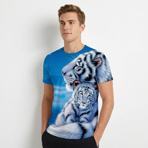 Men's Short Sleeve O-Neck T-<b>Shirt</b> <b>White</b> Vintage <b>Slim</b> <b>Fit</b> Knitted Polyester Fabric Breathable Eco-Friendly - Product Image 5