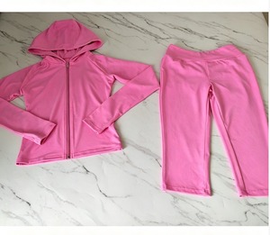 Ensemble de sport 2 pièces pour femme, vêtements de sport Y2K, ensemble de survêtement personnalisé avec logo, veste zippée intégrale et pantalon évasé - Product Image 4