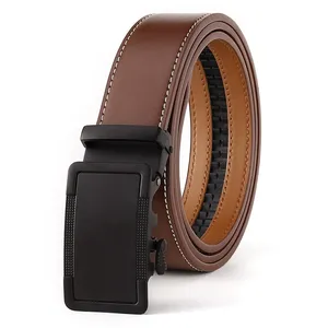 Cinturón de Cuero Clásico para Hombre, Cinturón de Cintura Duradero de Primera Calidad, Adecuado para Uso Formal e Informal - Product Image 3