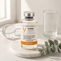 Sérum Soin des Taches Brunes Essello Real V Ampoule Amélioration de la Teint Terne Hydratation Profonde K-Beauty Sérum Vitamine Antioxydant pour le Visage