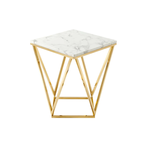 Compact Design Luxury Furniture Corner <b>Table</b> <b>Gold</b> Plated Metal <b>Side</b> <b>Table</b> for Living Room, Drawing Room, Office India Sale - Product Image 2