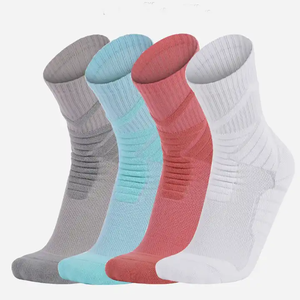 Chaussettes de sport haute performance, chaussettes de basket-ball et de course à pied en coton épais tricoté pour femmes et hommes - Product Image 4