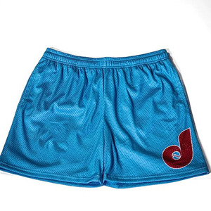 กางเกงขาสั้นเอวสูงสไตล์ไฮสตรีทสำหรับผู้ชาย ความยาวขาใน 5 นิ้ว ผลิตจากโพลีเอสเตอร์/คอตตอน สีพื้น แห้งเร็ว ระบายอากาศได้ดี เอวยางยืด - Product Image 2