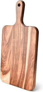 Planche à découper en bois artisanale – Planche de cuisine en bois naturel durable avec finition lisse pour couper les légumes - Product Image 5