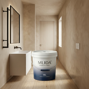 Pintura de Látex para Interiores Moderna MLIDA, Alta Cobertura, Ecológica, Bajo en COV, Revestimiento Acrílico para Paredes, para Renovación del Hogar, <span class=keywords><strong>Colores</strong></span> Personalizados OEM - Product Image 1