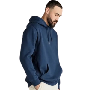 Sweat à capuche décontracté pour homme, coupe ample, uni, à manches longues, avec poignets côtelés, décontracté, vierge, personnalisable, vente en gros, fabricant OEM - Product Image 5