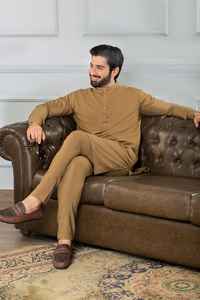 Ensemble Shalwar Kameez en Coton/Polyester pour Hommes – Tenue Décontractée Thermique Grande Taille – Vêtement Musulman le Plus Vendu - Product Image 3