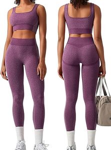 Conjunto de Traje de Compresión Personalizado para Mujer, Ropa de Gimnasio y Yoga, Tela Spandex, Diseño Anti-Exposición, Cintura Elástica, Largo Completo, Deportivo - Product Image 5