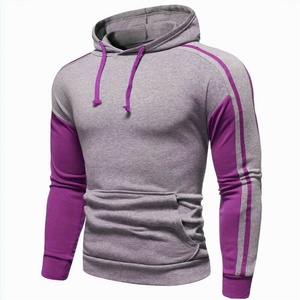 Pull-over à capuche en coton personnalisé OEM pour hommes de grande taille sweat-shirt uni épais avec impression numérique tissu français pour la saison d'automne - Product Image 5