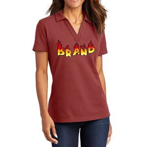 Nouvelle chemise de golf pour femme 2026, haute qualité, manches longues, 100 % coton respirant, style streetwear, imprimée sur mesure, 210 g, col tennis - Product Image 4