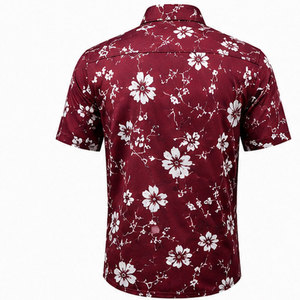 Chemise moderne pour homme avec motifs imprimés élégants et manches courtes confortables – Tendances mode 2026 - Product Image 2