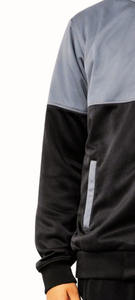 Chaqueta Deportiva de Invierno Transpirable de Forro Polar de Algodón con Cierre Completo para Hombre, Chaqueta Deportiva de Entrenamiento para Gimnasio con Bloques de Color - Product Image 3