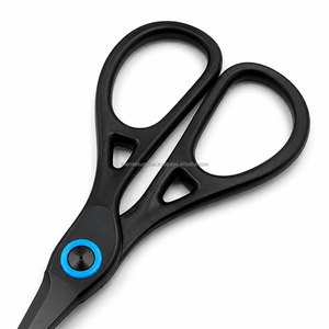 Heavy Duty Black Ring Lock <b>Sewing</b> <b>Scissors</b> with Sharp Precision Blades - Product Image 2