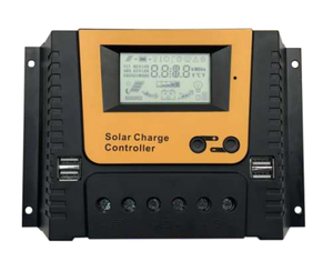 Contrôleur <span class=keywords><strong>de</strong></span> <span class=keywords><strong>charge</strong></span> <span class=keywords><strong>solaire</strong></span> PWM AUTO 20A 12/24V/36V/48V <span class=keywords><strong>pour</strong></span> système <span class=keywords><strong>solaire</strong></span> à batterie au lithium, écran LCD VT20 1040W 24h - Product Image 1