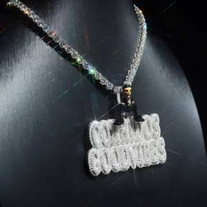 Colgante de Plata de Ley S925 de Alta Calidad, Personalizado, Unisex, Certificado por GRA, Estilo Hip Hop, VVS, con Incrustaciones de Moissanita, Diseño Alienígena - Product Image 5