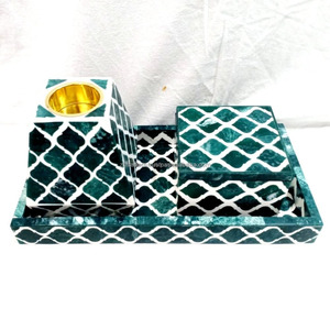 Elegante Mabkhara para Ramadán y Colección de Regalos para el Eid, Quemador de Incienso Árabe Tradicional con Decoración de Nácar - Product Image 4