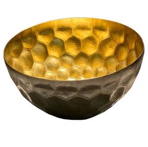 Tazón para Servir Dulces, Hecho a Mano, con Acabado Dorado Decorativo, Diseño Artesanal de Lujo, Nuevo, Grande, para Chocolate - Product Image 3