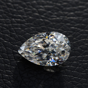 Excellente coupe poire certifiée GIA poire coupe brillante 1.08 carat Vs1 clarté synthétique laboratoire cultivé blanc D couleur Cvd diamants en vrac - Product Image 3